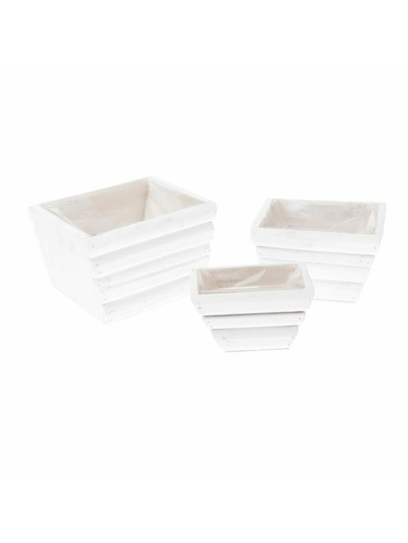 Casa de Engel Drevený obal na hrniec s PVC - sada 3 ks, 0/24