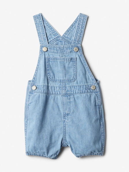 GAP Baby džínsové kraťasy s trakmi Unisex GAP