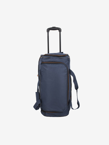 Travelite Travelite Basics Taška na kolieskach S námornícka/oranžová