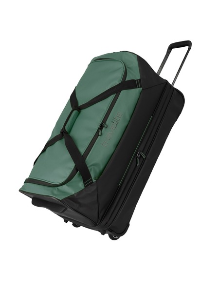 Travelite Travelite Basics Wheeled Duffle exp. Čierna/zelená
