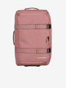 Travelite Ružová taška Travelite Kick Off Wheeled Duffle Bag L Rosé