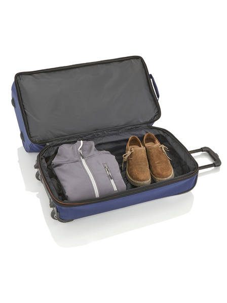Travelite Taška na kolieskach Travelite Basics L Navy/orange