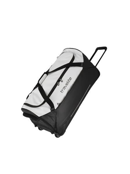Travelite Cestovná taška na kolieskach Travelite Basics čierna/biela