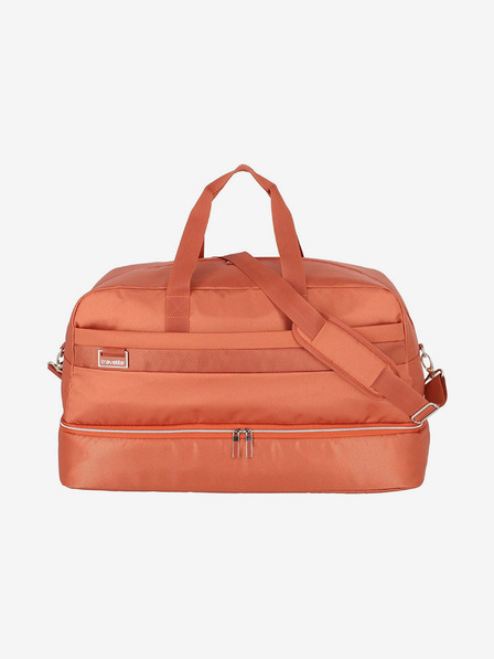 Travelite Oranžová cestovná taška Travelite Miigo Weekender Copper/chutney