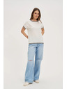 Moodo Women's White T-Shirt Moodo