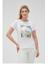 Moodo Women's White T-Shirt Moodo