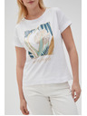 Moodo Women's White T-Shirt Moodo