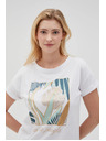 Moodo Women's White T-Shirt Moodo