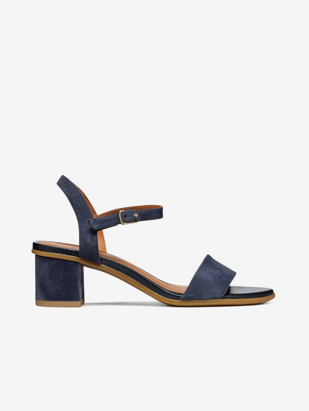 Geox Tmavo modré dámske sandále Geox Aurely 50
