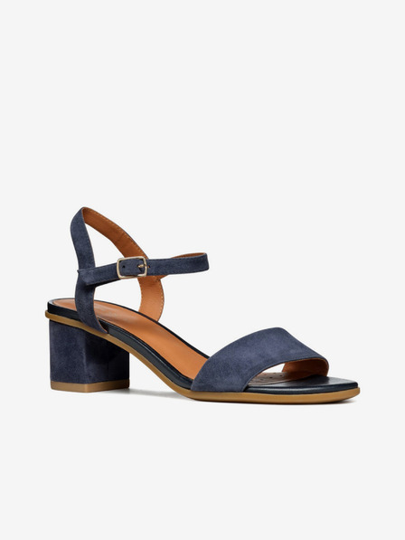 Geox Tmavo modré dámske sandále Geox Aurely 50