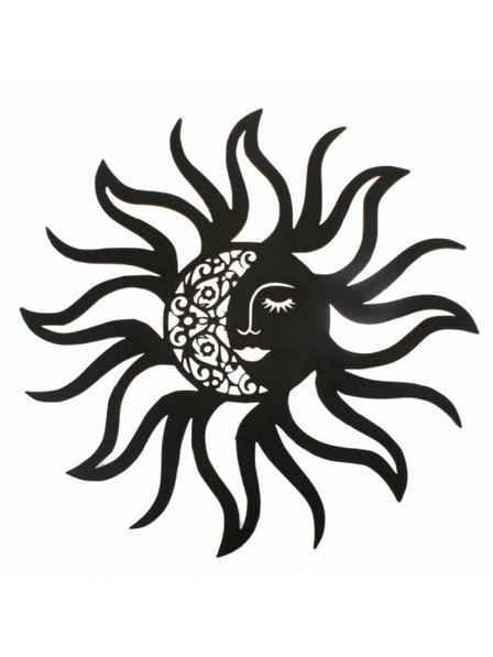 Casa de Engel Drevená dekorácia na stenu - slnko, 0/25
