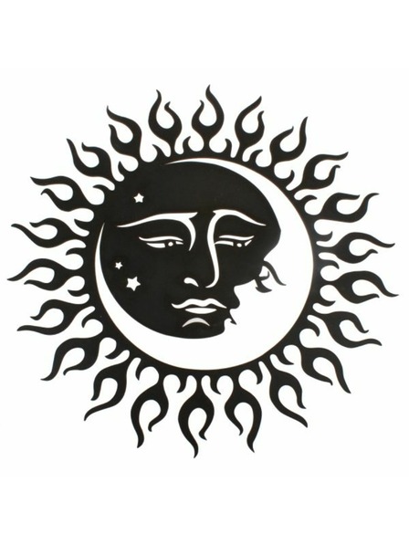 Casa de Engel Drevená dekorácia na stenu - slnko, 0/25