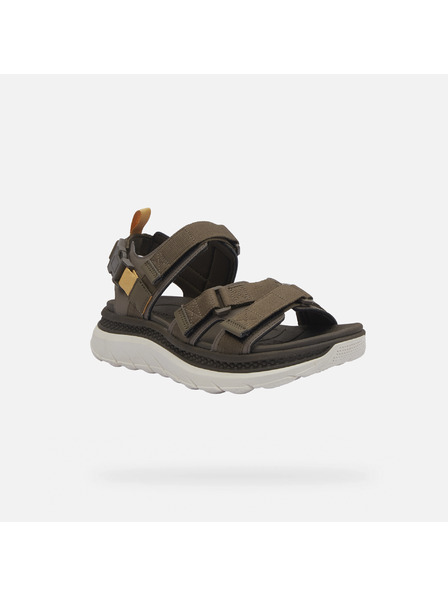 Geox Sivé pánske sandále Geox Spherica Actif X S