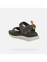 Geox Sivé pánske sandále Geox Spherica Actif X S