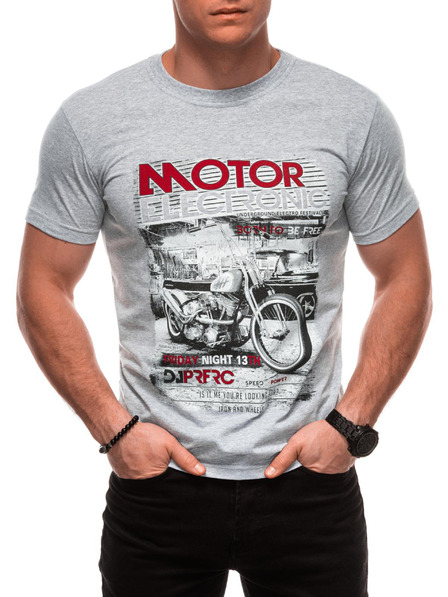 Edoti Pánske tričko s potlačou 1982S - tmavomodrá OTHER