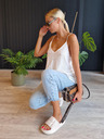 Edoti Dámsky čipkovaný top v boho štýle SLR092 - biely OTHER