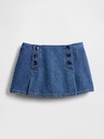 GAP Džínsová kraťasová sukňa Sailor GapStudio by Zac Posen GAP