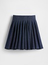 GAP Džínsová plisovaná mini sukňa GapStudio by Zac Posen GAP