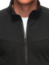 Edoti Pánska mikina na zips B1709 - čierna OTHER