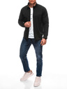 Edoti Pánska mikina na zips B1709 - čierna OTHER