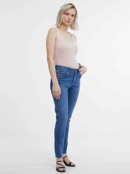Orsay Modré dámske skinny fit džínsy ORSAY
