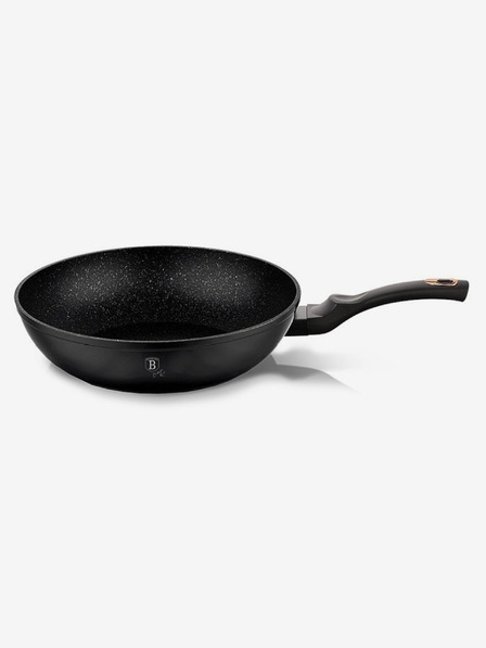 Berlingerhaus Panvica WOK s mramorovým povrchom 30 cm Black Rose Collection BERLINGERHAUS