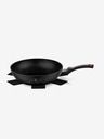 Berlingerhaus Panvica WOK s mramorovým povrchom 30 cm Black Rose Collection BERLINGERHAUS