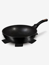 Berlingerhaus Panvica WOK s mramorovým povrchom 30 cm Black Rose Collection BERLINGERHAUS