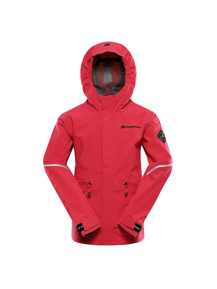 ALPINE PRO Detská bunda s ptx membránou ALPINE PRO ZARRO raspberry