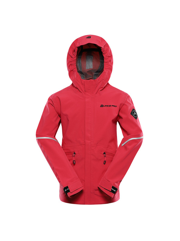 ALPINE PRO Detská bunda s ptx membránou ALPINE PRO ZARRO raspberry