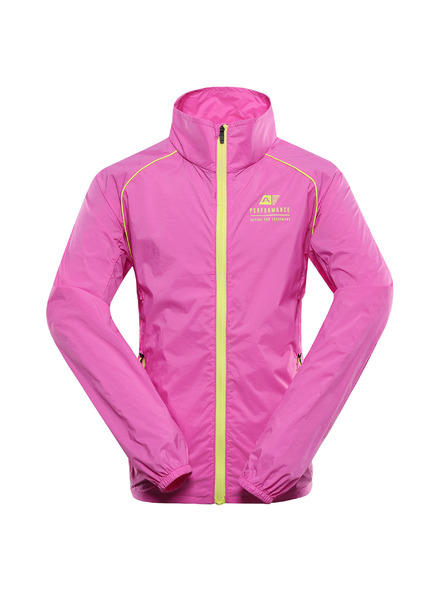 ALPINE PRO Detská ultrafľahká bunda s úpravou dwr ALPINE PRO SPINO 2 neon pink