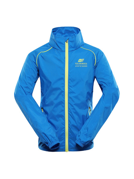 ALPINE PRO Detská ultľahká bunda s úpravou dwr ALPINE PRO SPINO 2 elektrická modrá limonáda