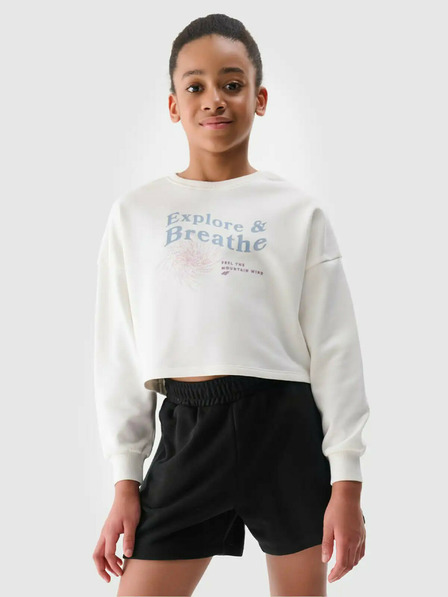 4F Dievčenská crop mikina 4F