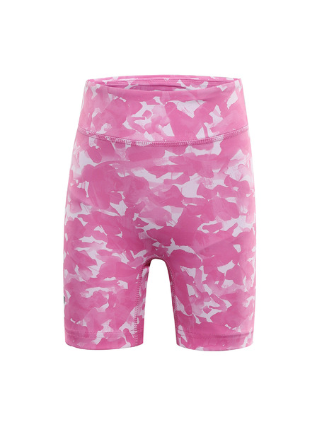 ALPINE PRO Detské krátke rýchloschnúce legíny ALPINE PRO ELO neon pink varianta pb