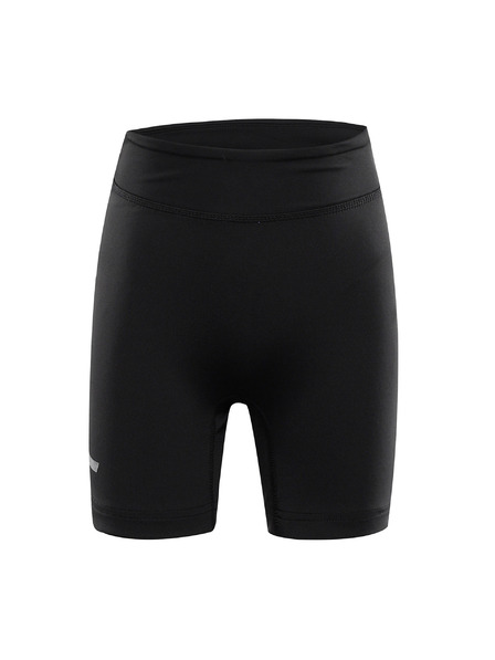 ALPINE PRO Detské krátke rýchloschnúce legíny ALPINE PRO ELO black