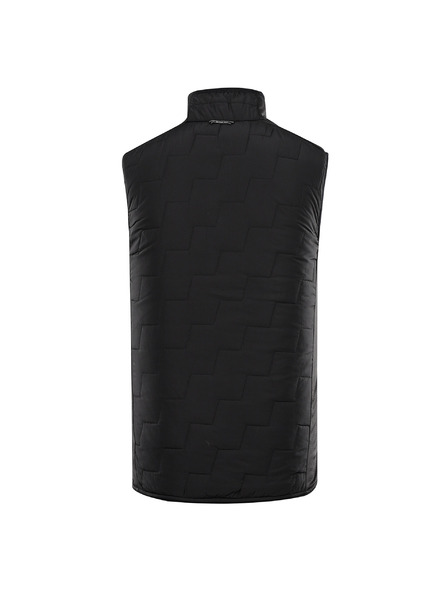 ALPINE PRO Pánska vesta s merino výplňou ALPINE PRO NERC black