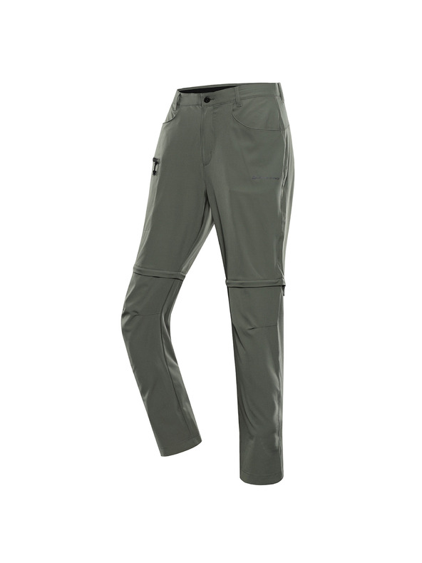 ALPINE PRO Pánske rýchloschnúce nohavice s cool dry ALPINE PRO NESC 2 olivine