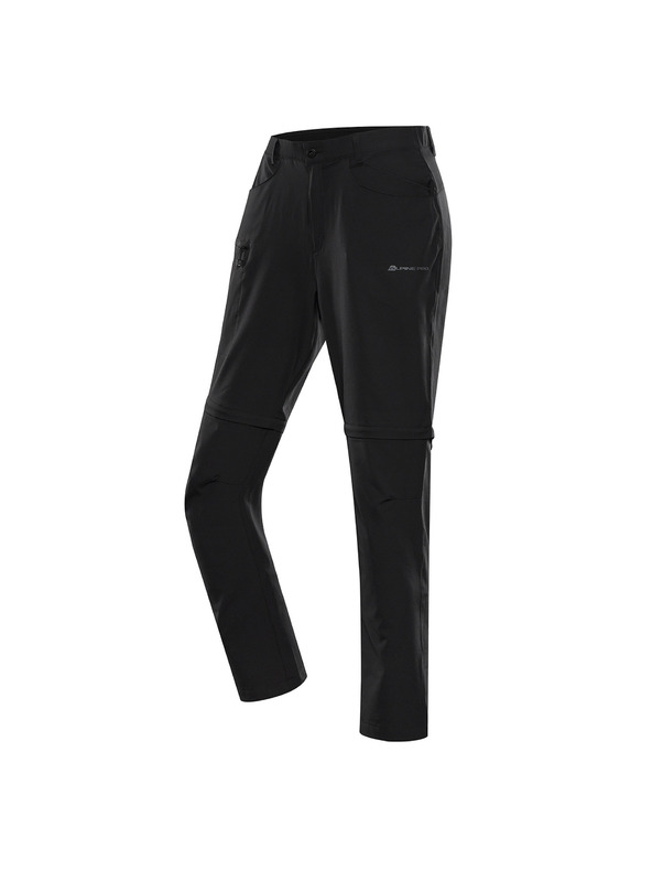 ALPINE PRO Pánske rýchloschnúce nohavice s cool dry ALPINE PRO NESC 2 black