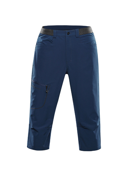 ALPINE PRO Pánske softshellové capri nohavice ALPINE PRO WEDER 2 moonlit ocean