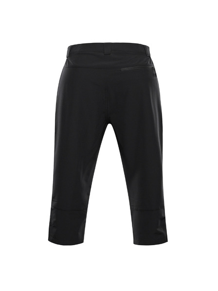 ALPINE PRO Pánske softshellové capri nohavice ALPINE PRO WEDER 2 black