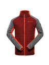 ALPINE PRO Pánska mikina z merino výplne ALPINE PRO JORW merlot