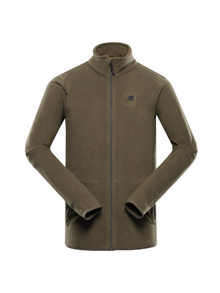 ALPINE PRO Pánska fleecová mikina ALPINE PRO SIUS 2 stone gray