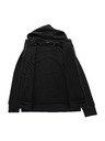 ALPINE PRO Pánska bavlnená mikina s kapucou ALPINE PRO LOKK black