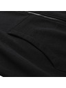 ALPINE PRO Pánska bavlnená mikina s kapucou ALPINE PRO LOKK black