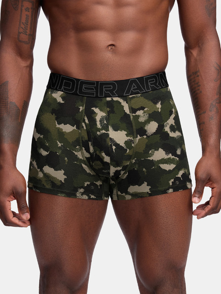 Under Armour Pánske boxerky Under Armour M UA Perf Cotton Nov 3in-GRN