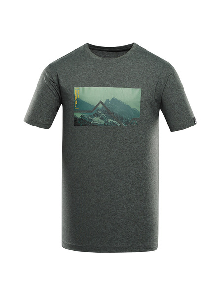 ALPINE PRO Pánske melírované tričko z recyklovaného materiálu ALPINE PRO GORAF 2 laurel wreath varianta pa