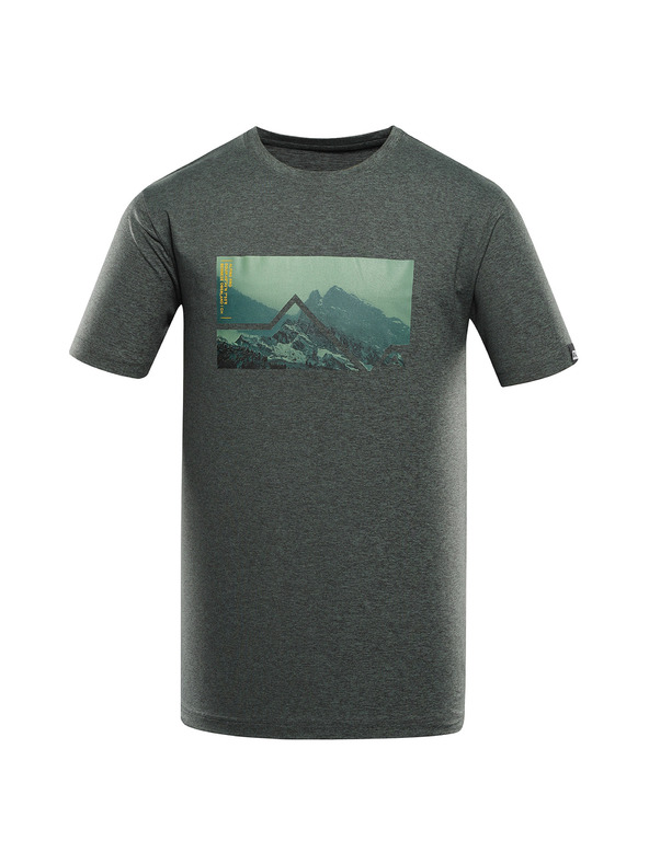 ALPINE PRO Pánske melírované tričko z recyklovaného materiálu ALPINE PRO GORAF 2 laurel wreath varianta pa