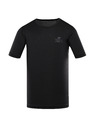 ALPINE PRO Pánske rýchloschnúce tričko s cool dry ALPINE PRO BASIK black