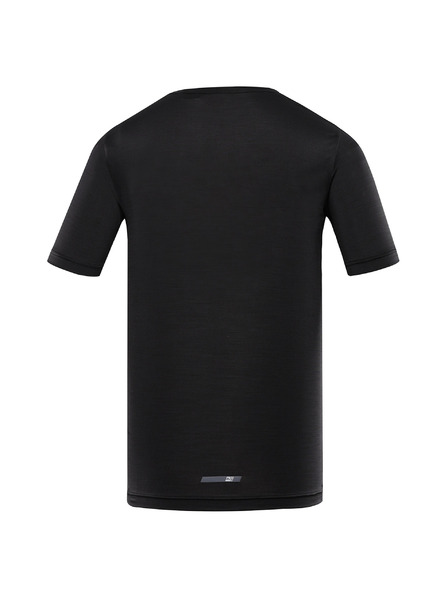 ALPINE PRO Pánske rýchloschnúce tričko s cool dry ALPINE PRO BASIK black