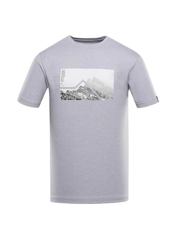 ALPINE PRO Pánske melírované tričko z recyklovaného materiálu ALPINE PRO GORAF 2 high rise varianta pa